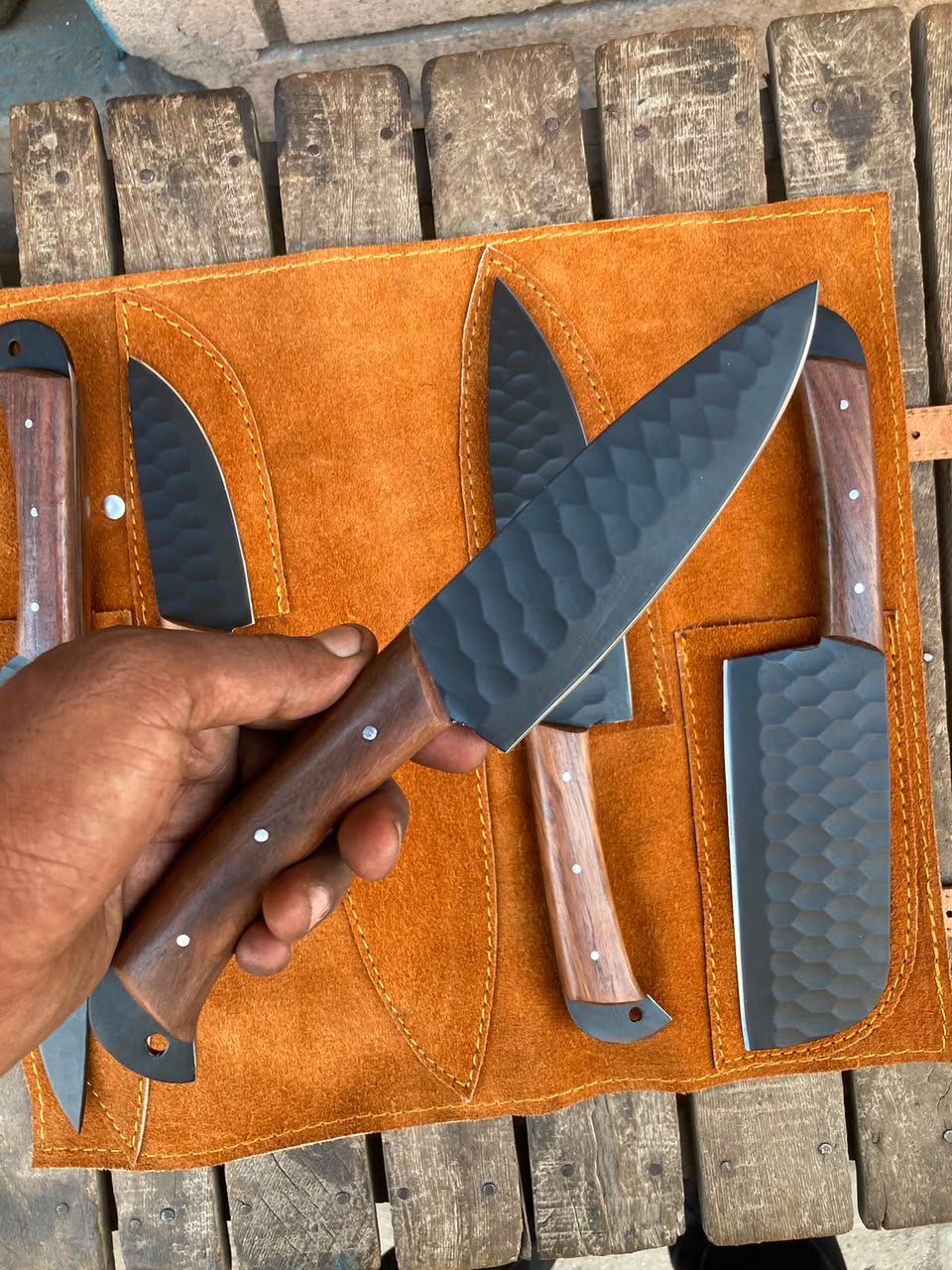 Handmade 5-Piece Chef Knife Set