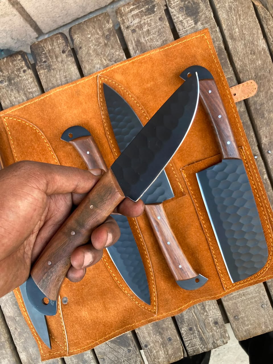 Handmade 5-Piece Chef Knife Set