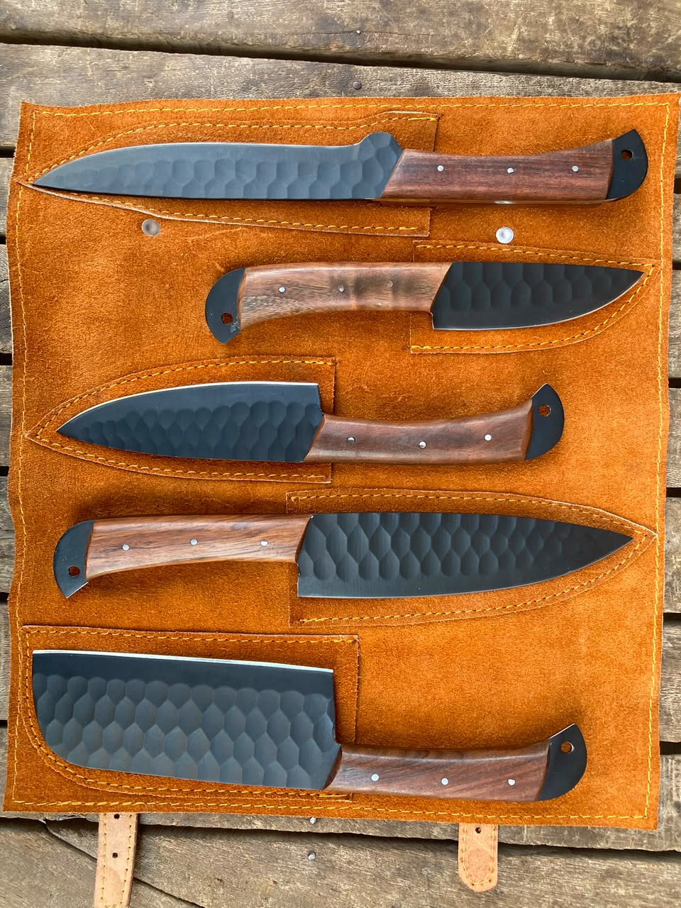 Handmade 5-Piece Chef Knife Set
